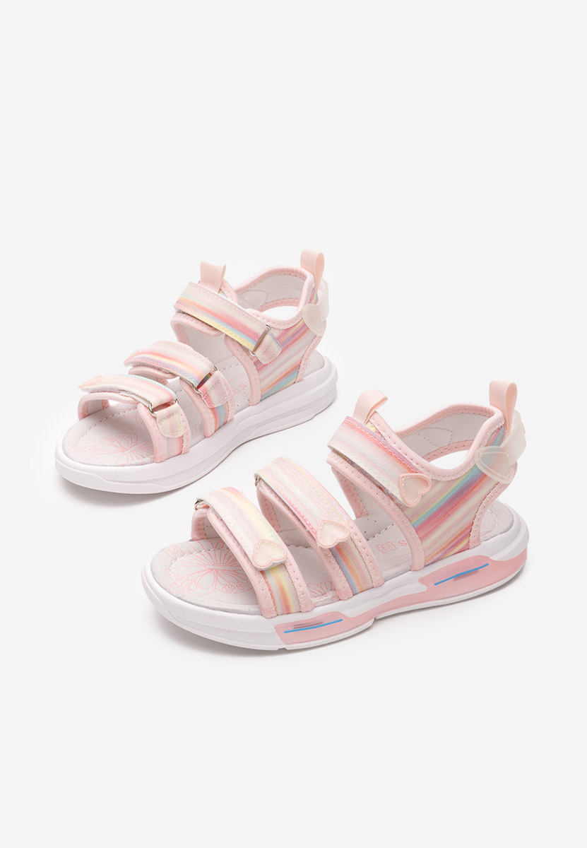 Ružové dívčí sandály Fionna