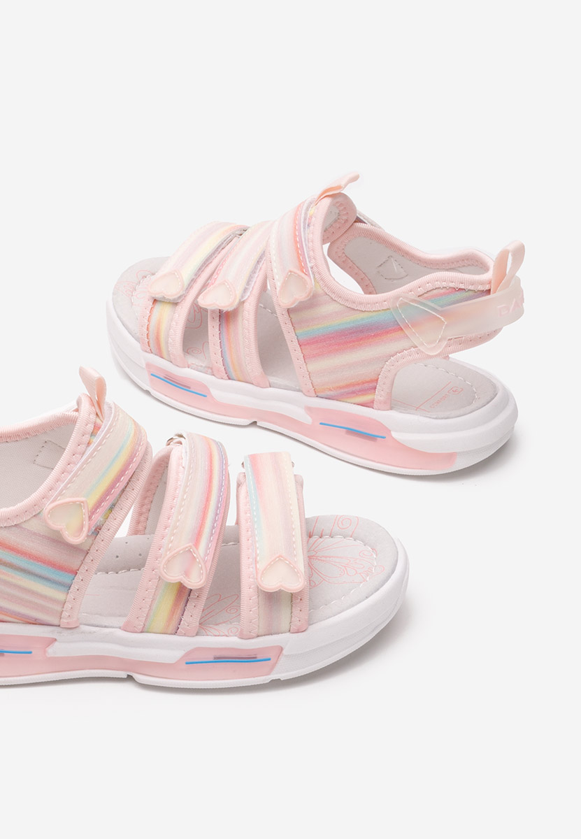 Ružové dívčí sandály Fionna