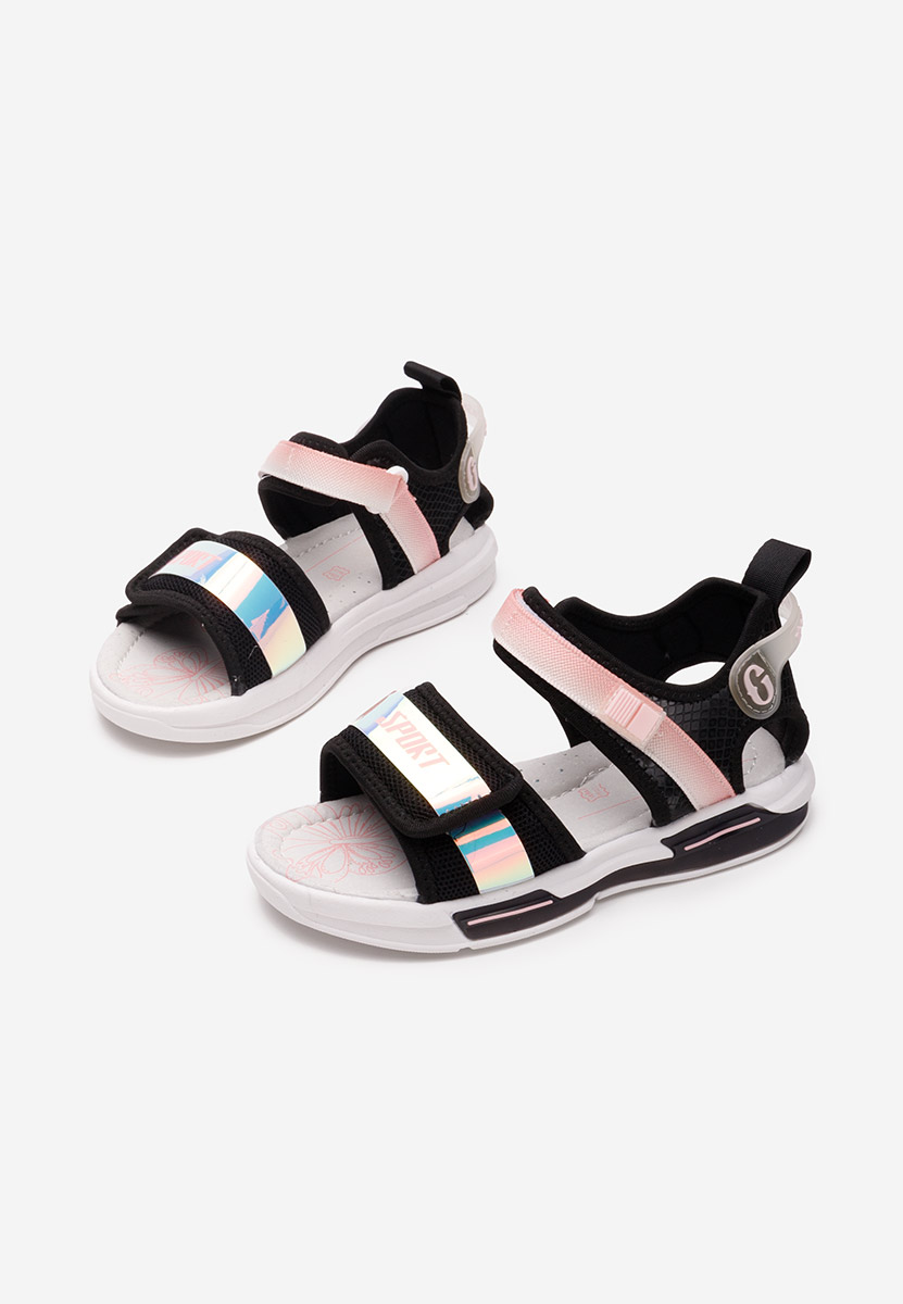 Černé dívčí sandály Bryonna