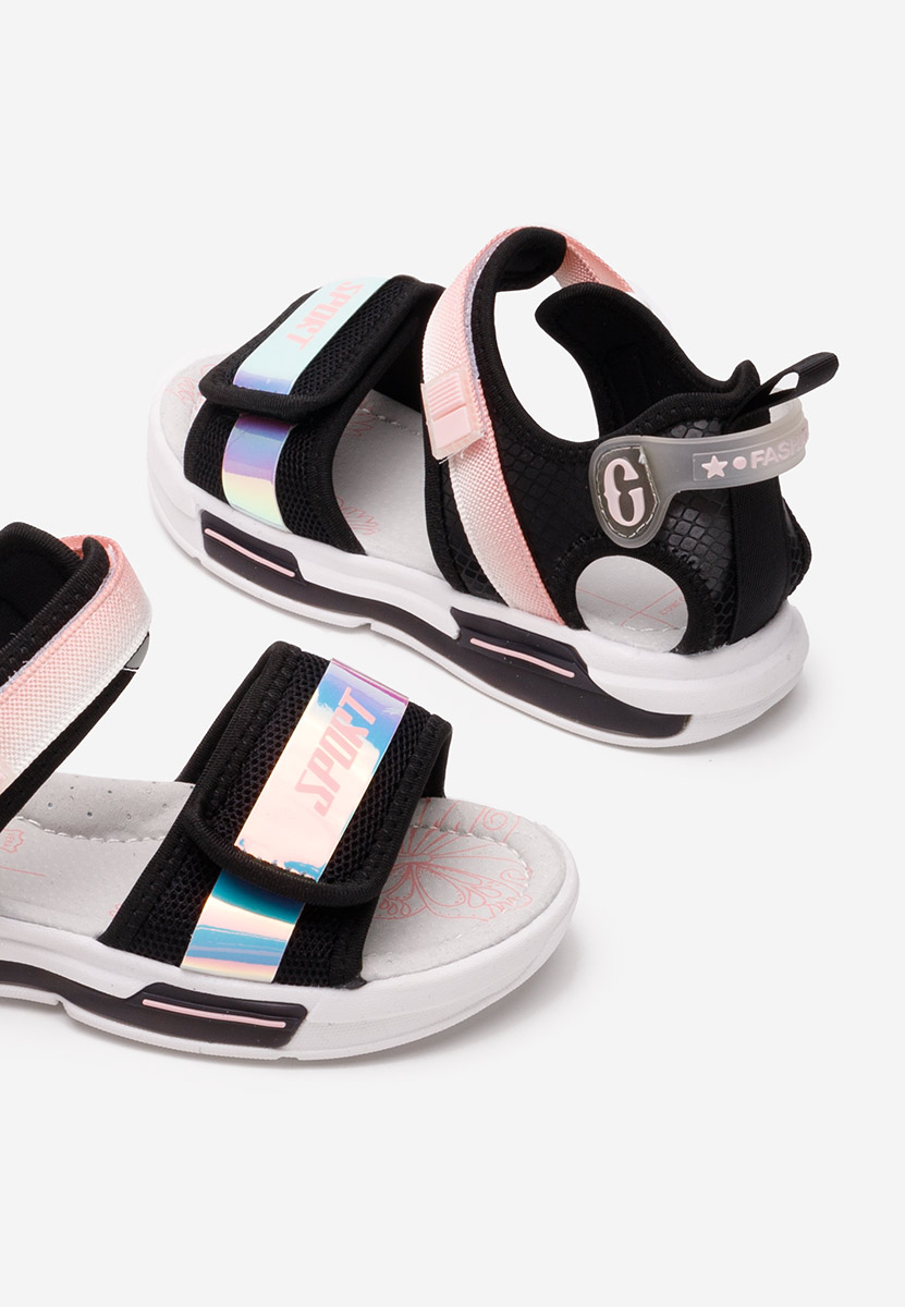 Černé dívčí sandály Bryonna