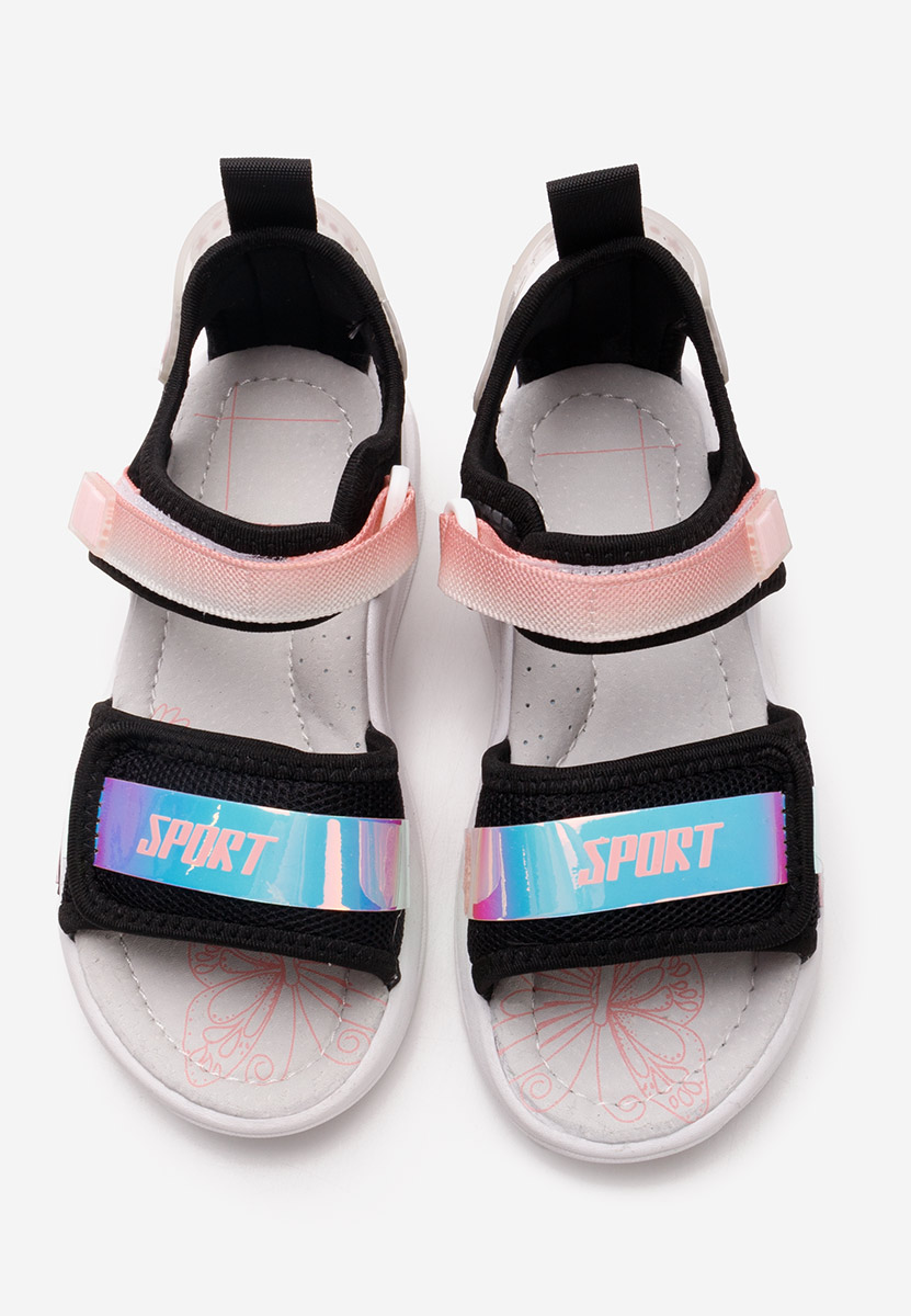 Černé dívčí sandály Bryonna