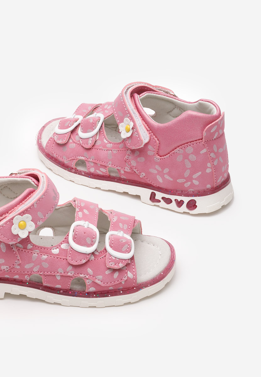 Fuchsiové dívčí sandály Nadalena