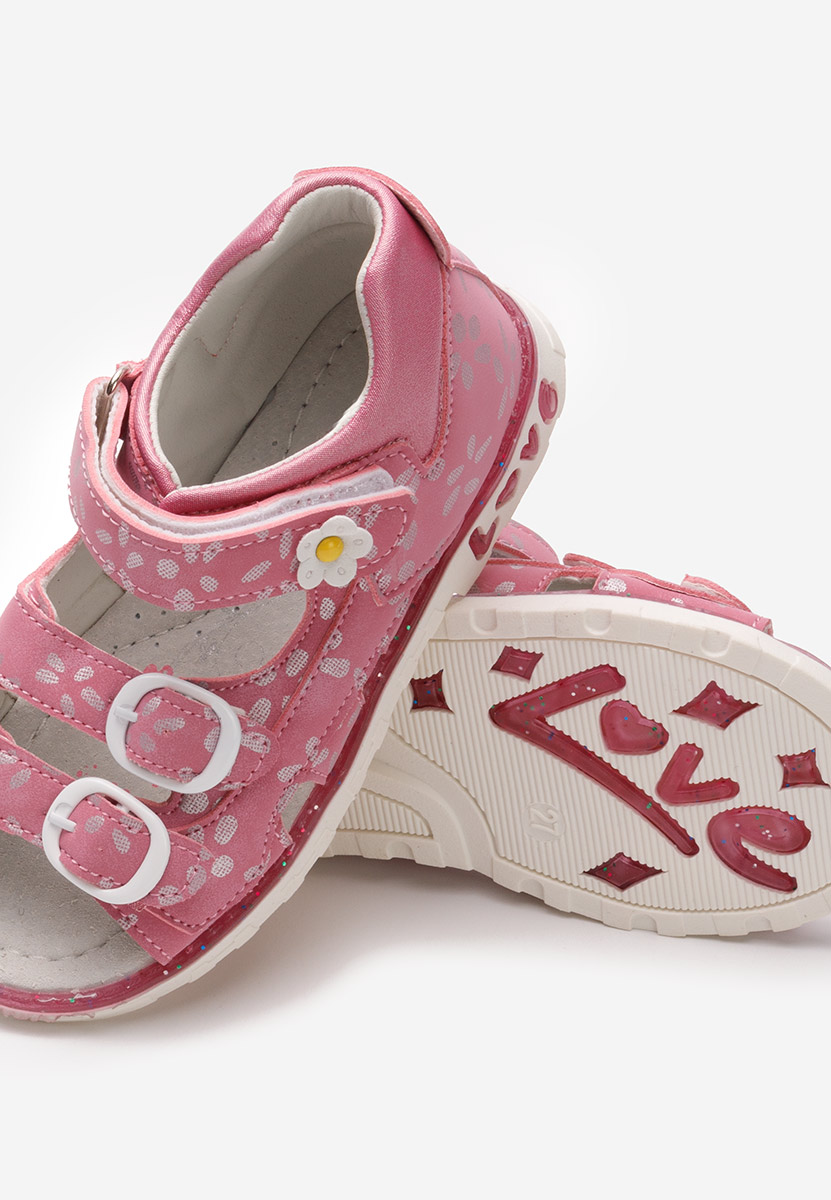Fuchsiové dívčí sandály Nadalena