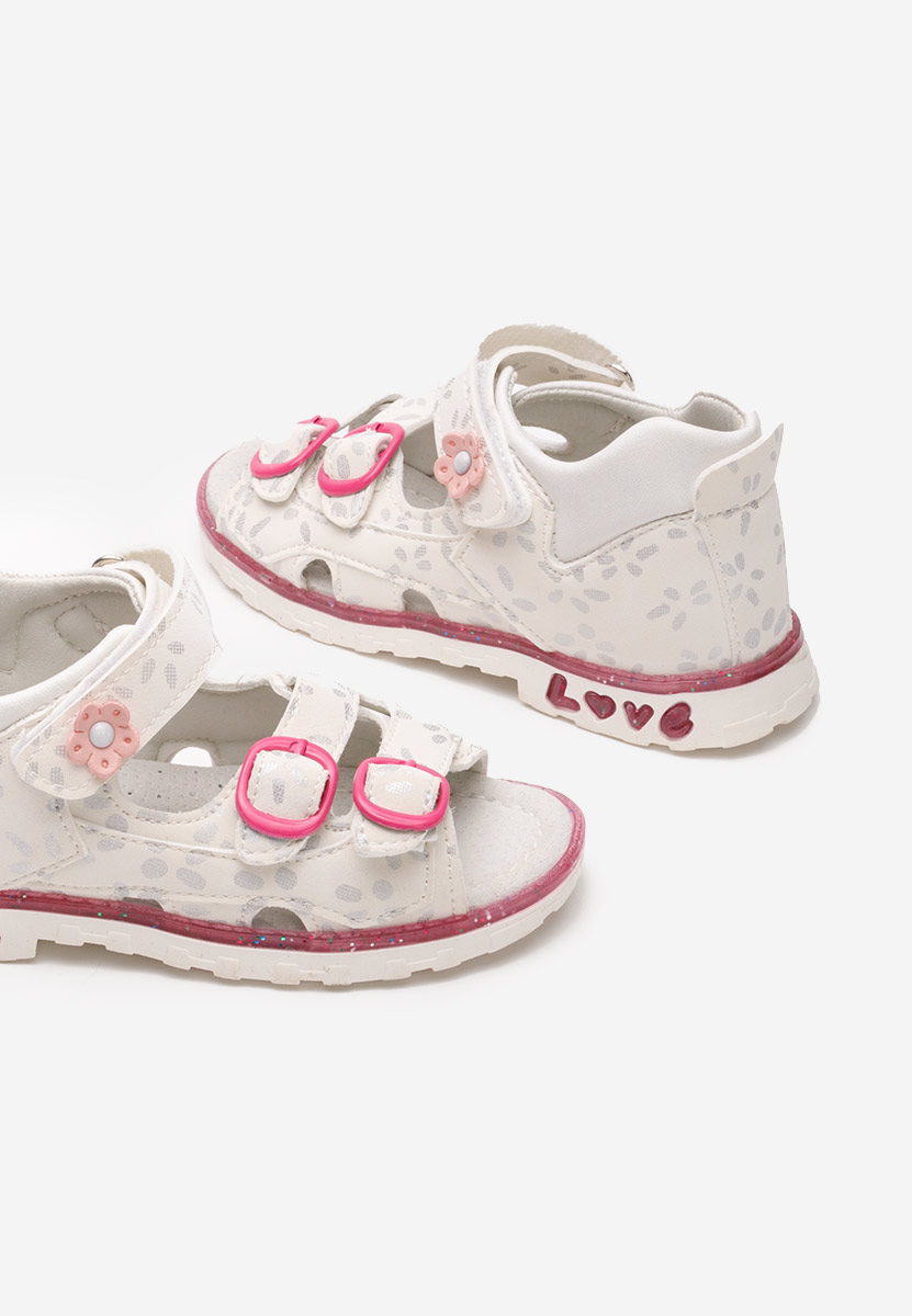Bílé dívčí sandály Nadalena