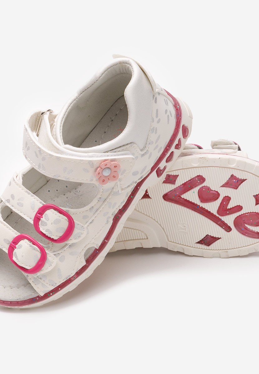 Bílé dívčí sandály Nadalena