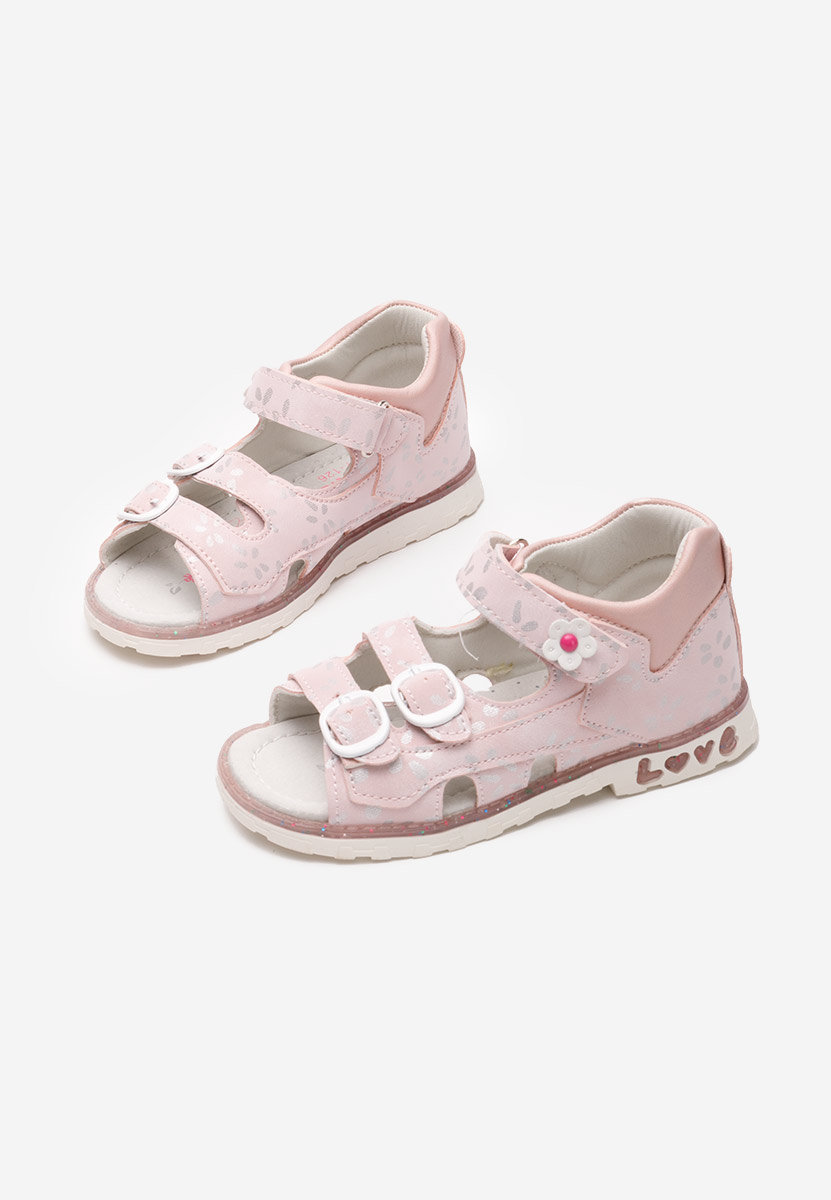 Ružové dívčí sandály Nadalena