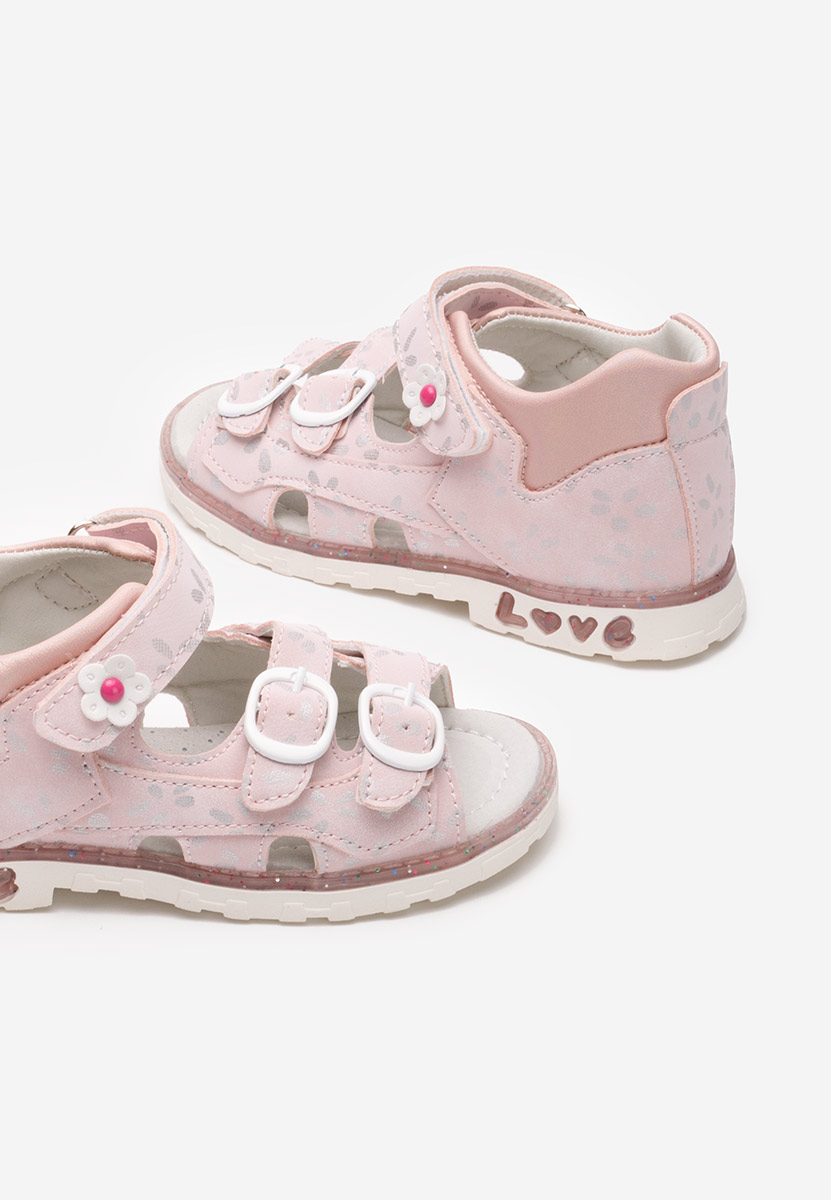 Ružové dívčí sandály Nadalena