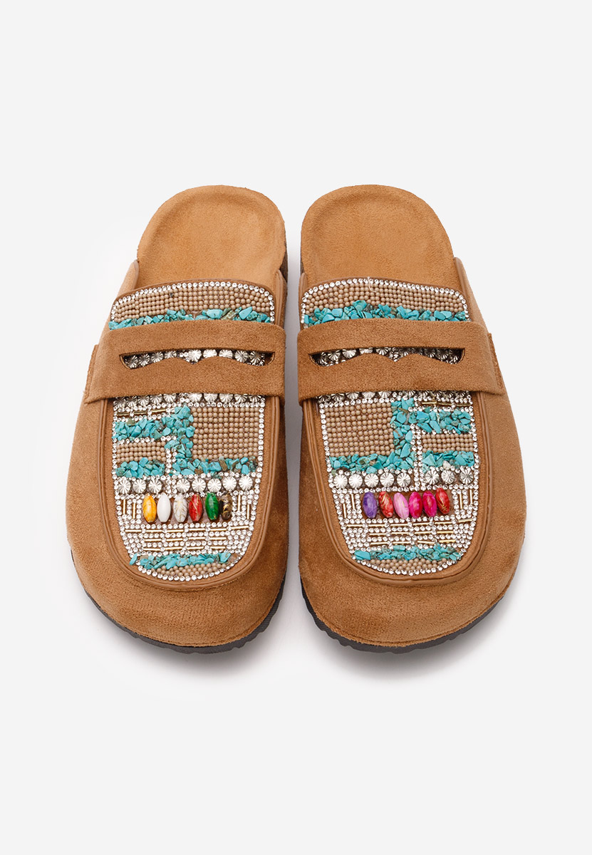 Khaki dámské dřeváky Marlie