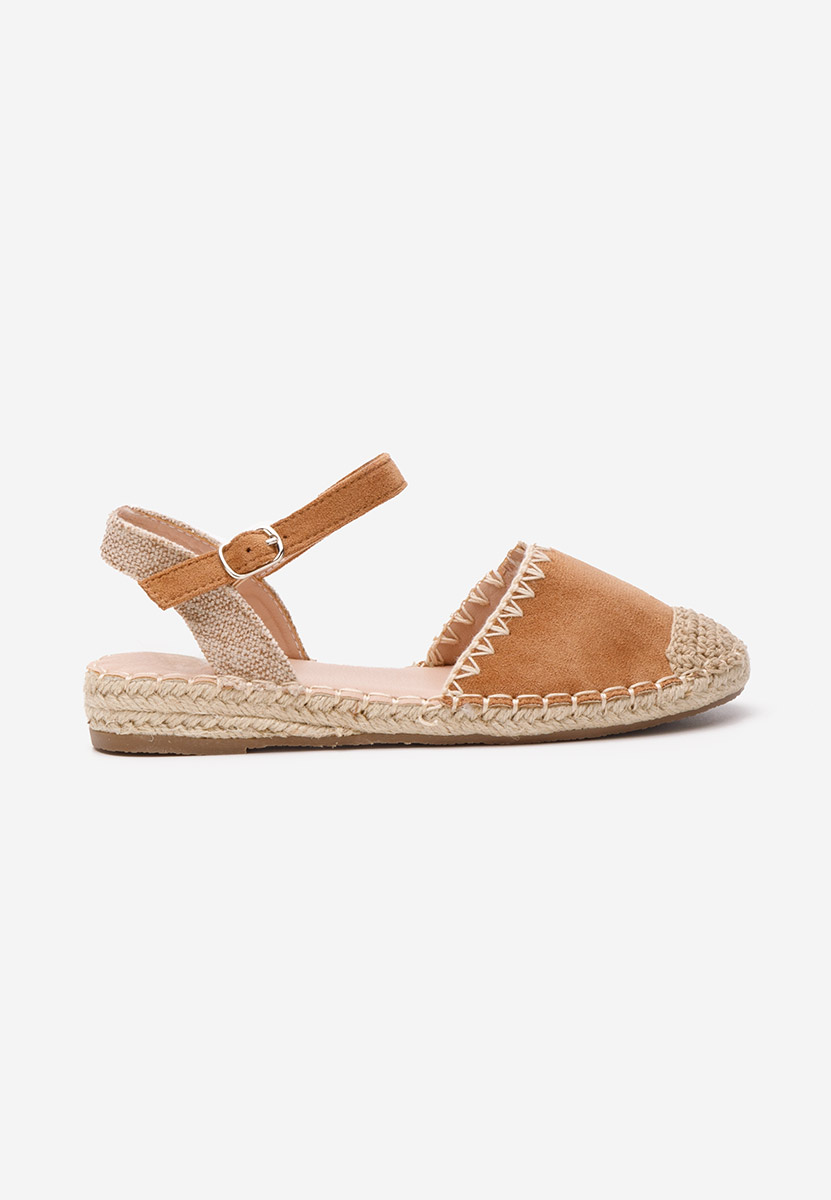 Camelové dětské espadrilky Hinata