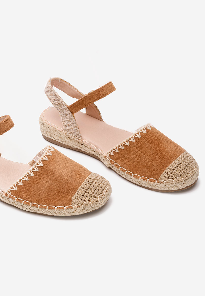 Camelové dětské espadrilky Hinata