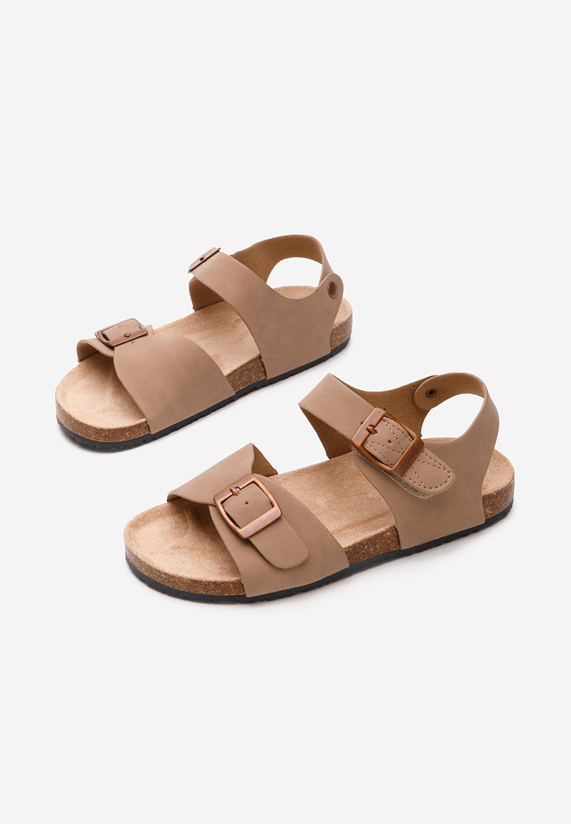 Khaki detské sandály Kimina V2
