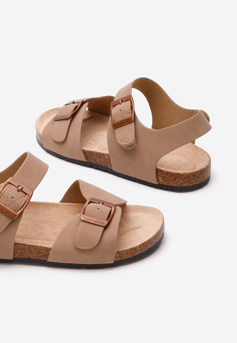 Khaki detské sandály Kimina V2
