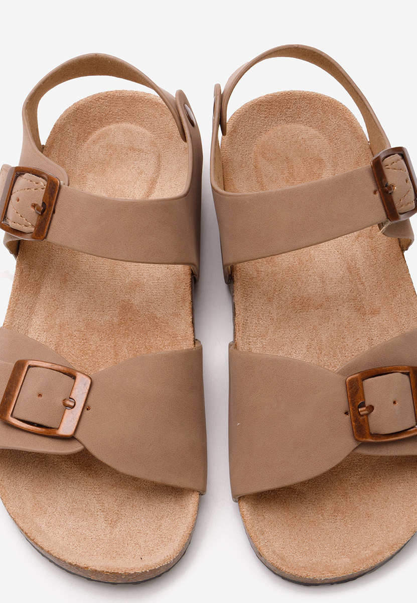 Khaki detské sandály Kimina V2