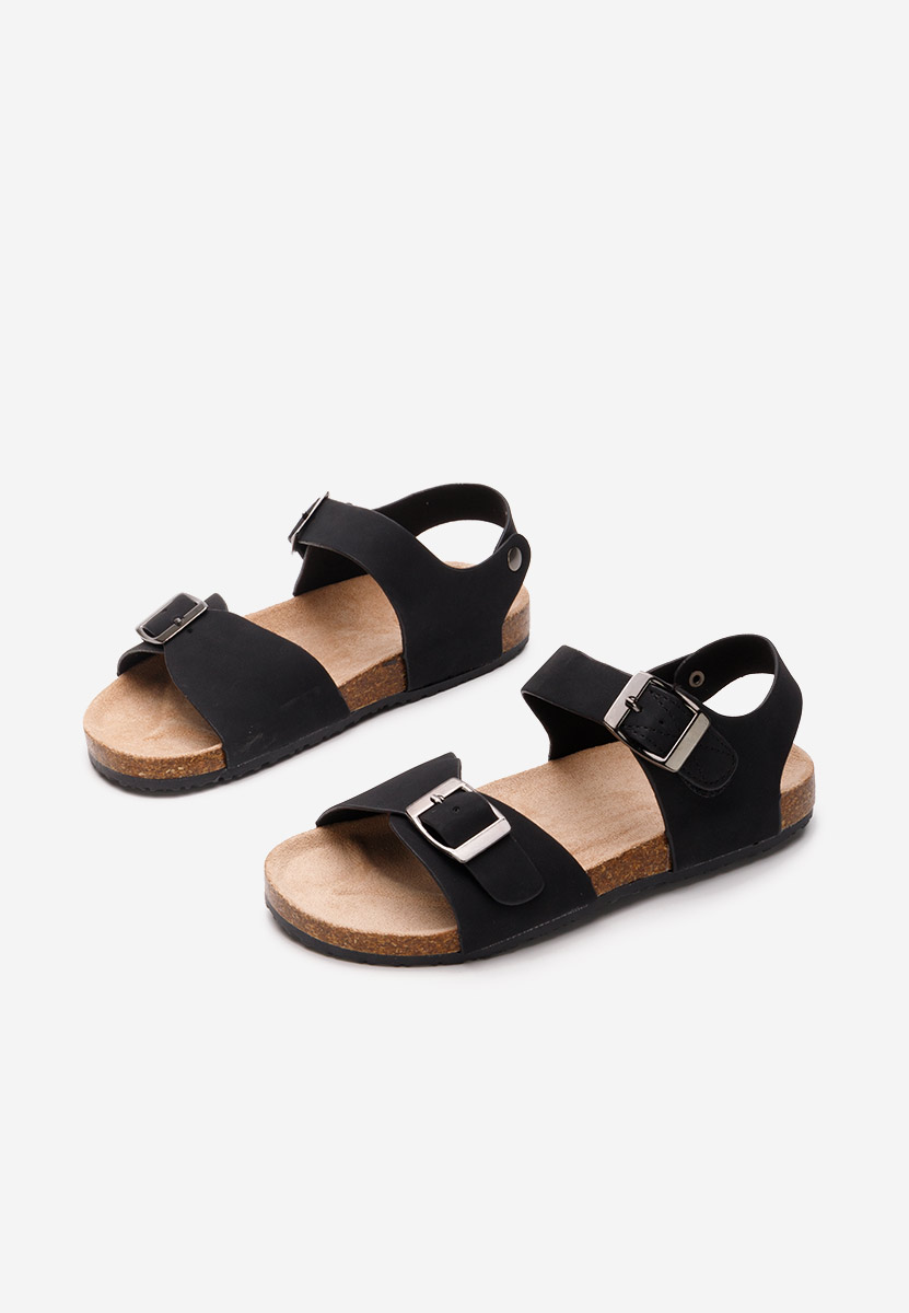 Černé detské sandály Kimina V2