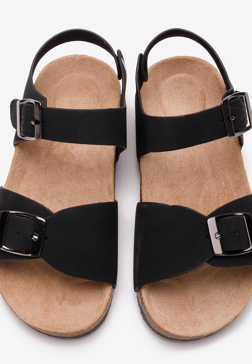 Černé detské sandály Kimina V2