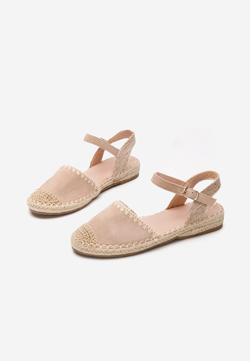 Béžové dětské espadrilky Hinata