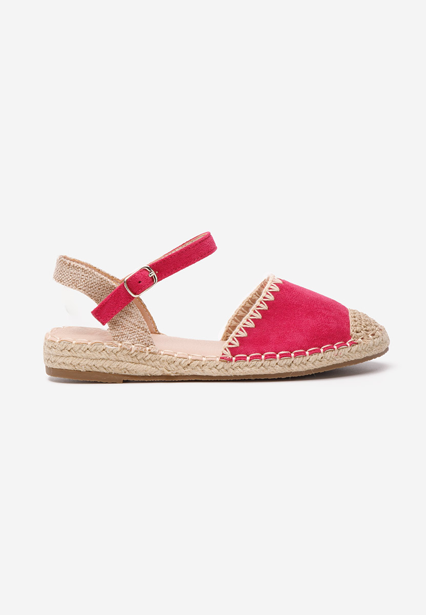 Fuchsiové dětské espadrilky Hinata