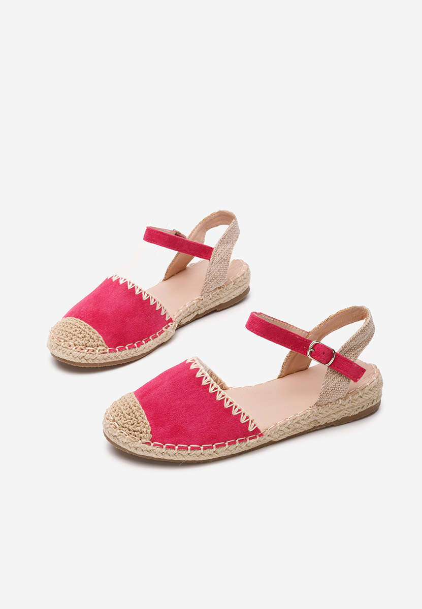 Fuchsiové dětské espadrilky Hinata
