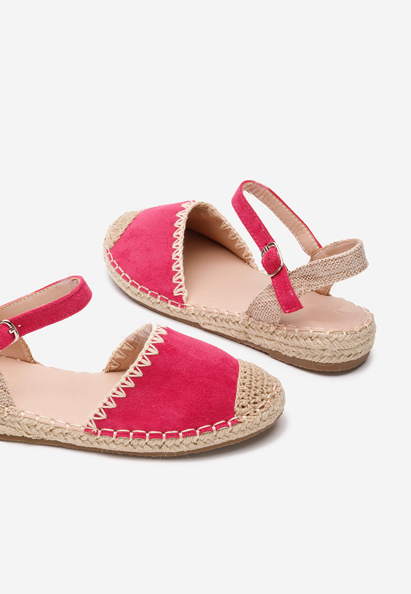 Fuchsiové dětské espadrilky Hinata