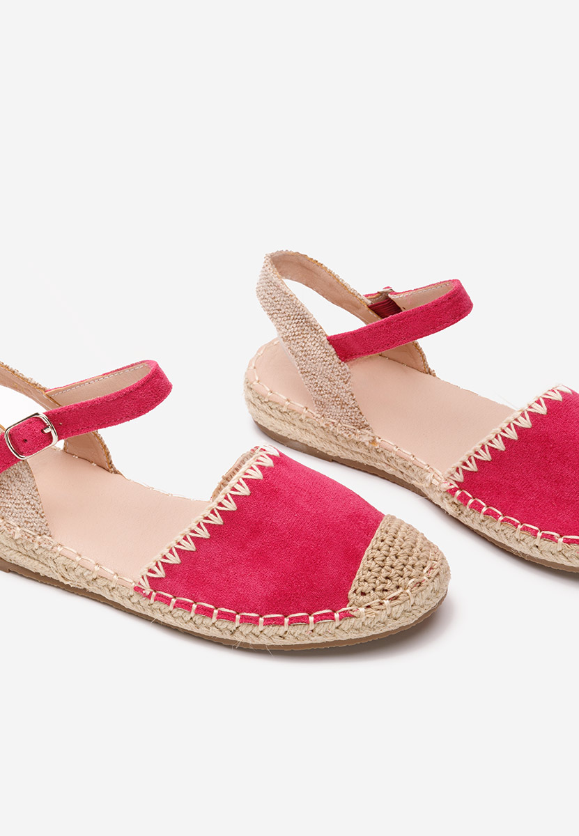 Fuchsiové dětské espadrilky Hinata