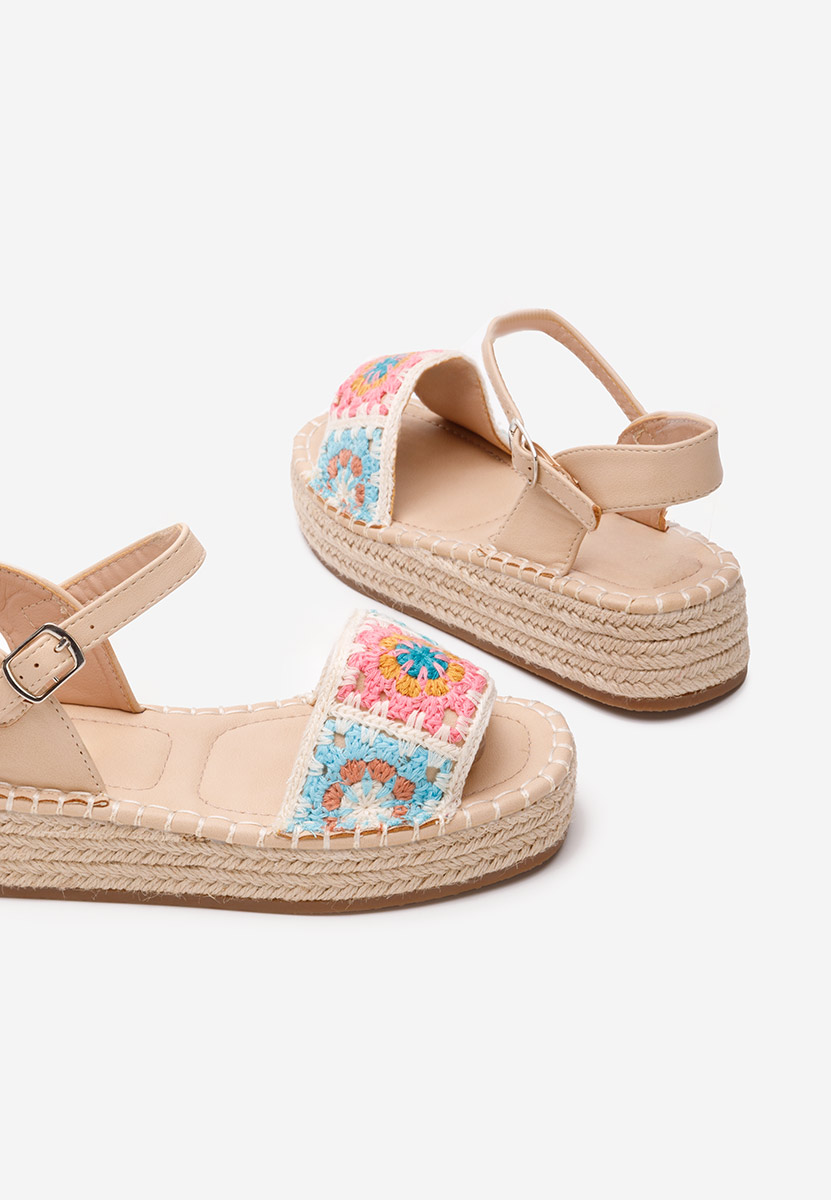 Béžové espadrilky Fete Samiha