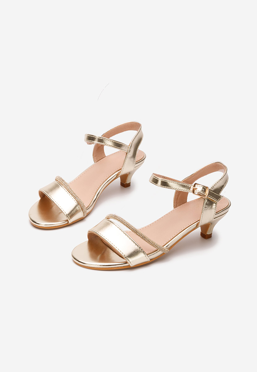 Zlaté dívčí sandály Sassy