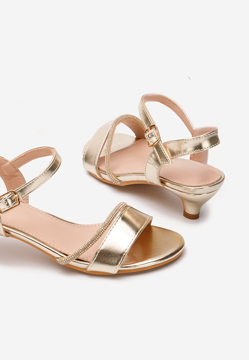 Zlaté dívčí sandály Sassy