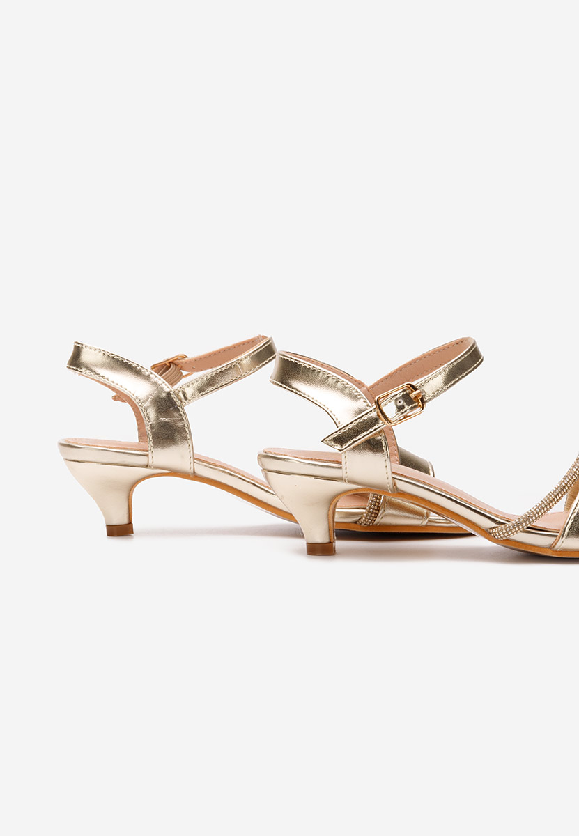 Zlaté dívčí sandály Sassy