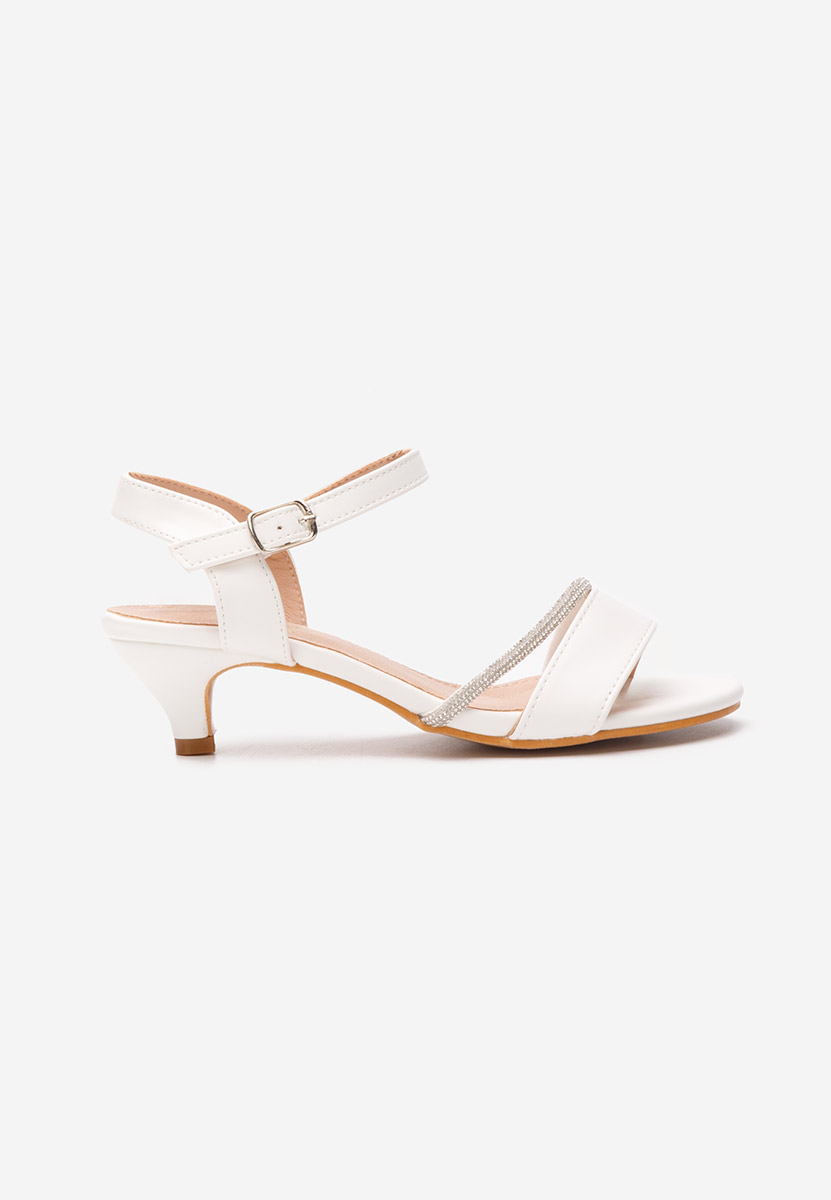 Bílé dívčí sandály Sassy