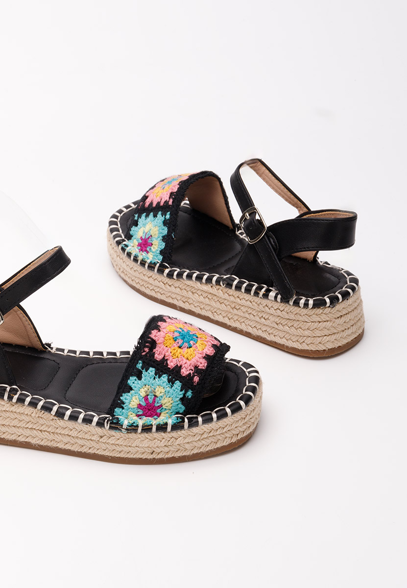 Černé espadrilky Fete Samiha