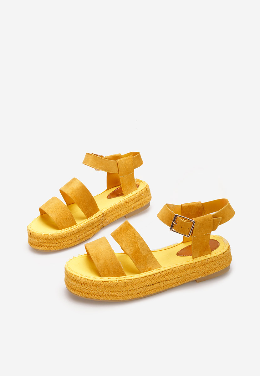 Žlutá sandály na platformě Coraline