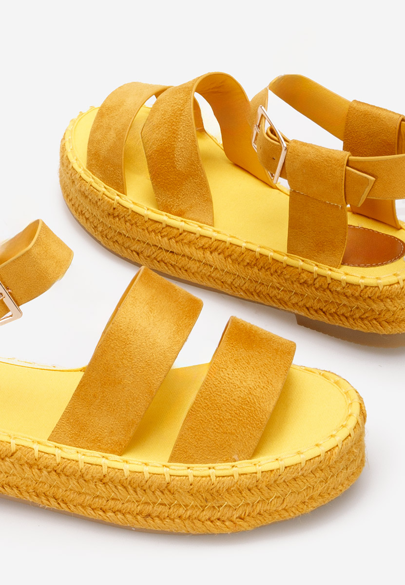 Žlutá sandály na platformě Coraline