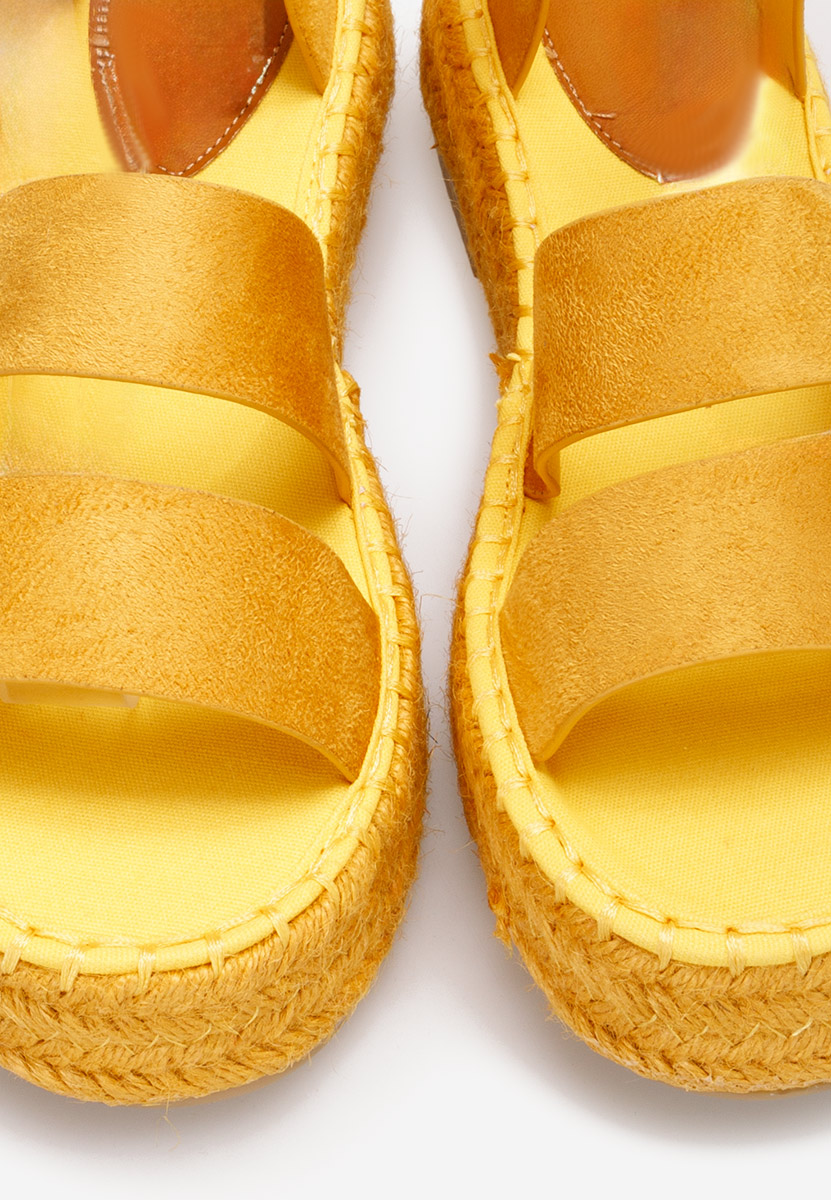 Žlutá sandály na platformě Coraline