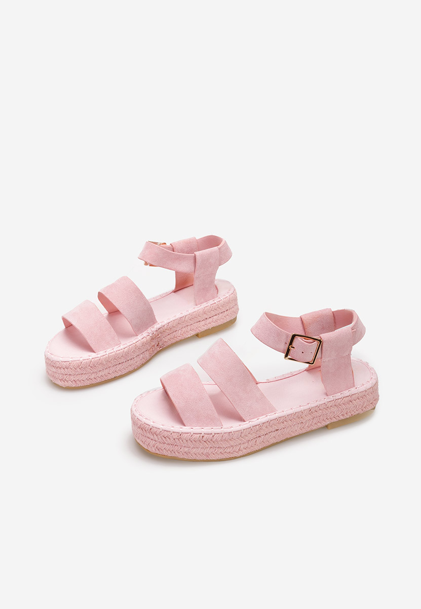 Ružové sandály na platformě Coraline