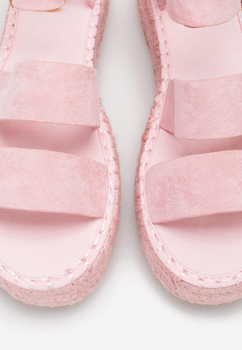 Ružové sandály na platformě Coraline