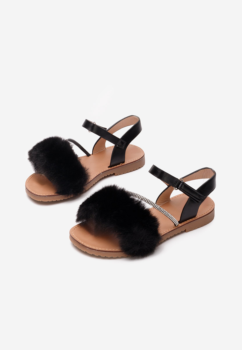 Černé dívčí sandály Ezmeralda