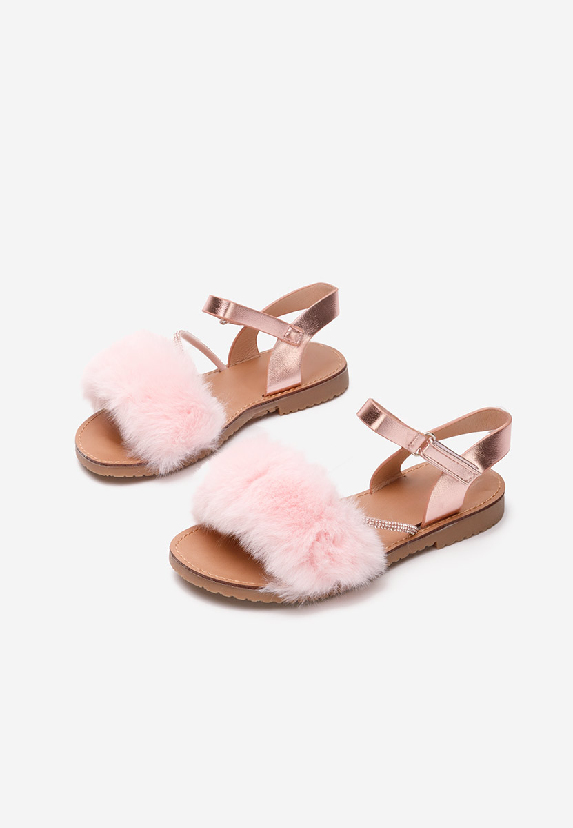 Ružové dívčí sandály Ezmeralda