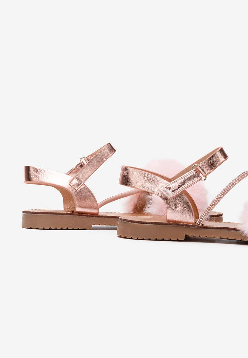 Ružové dívčí sandály Ezmeralda
