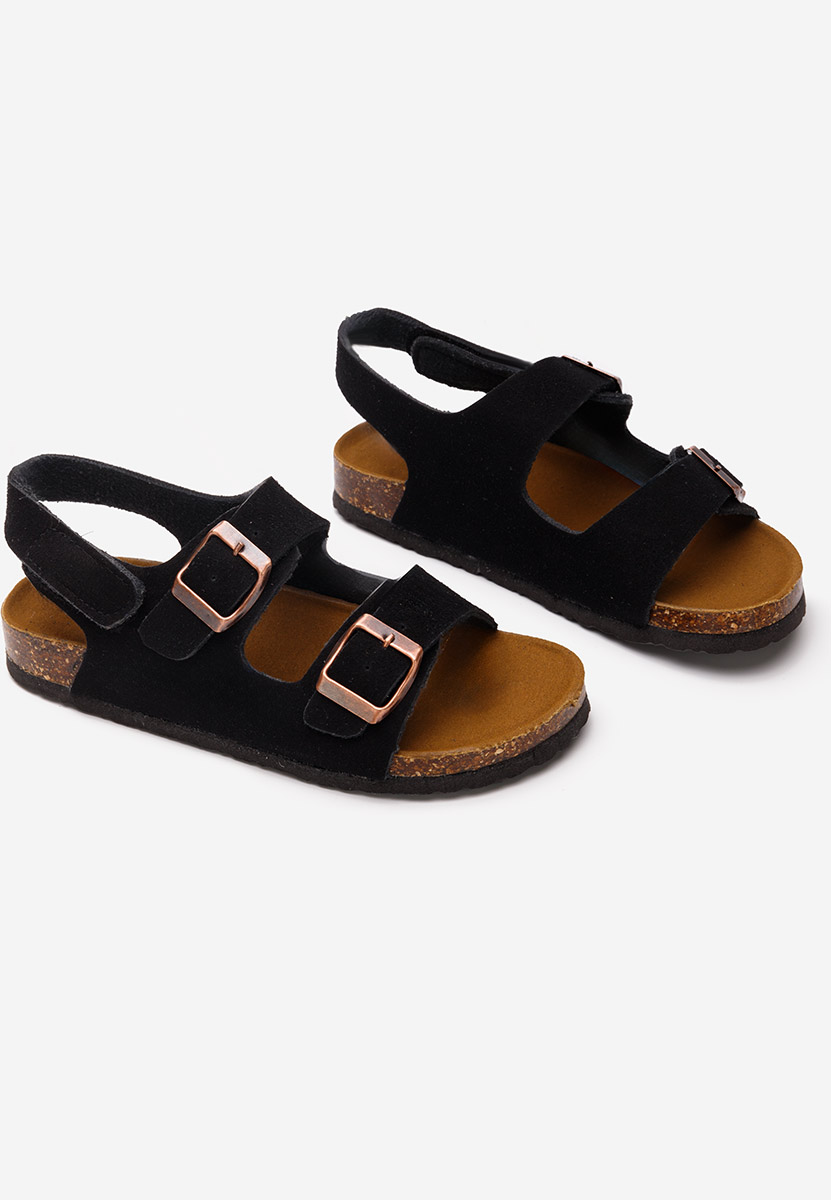 Černé detské sandály Genesis