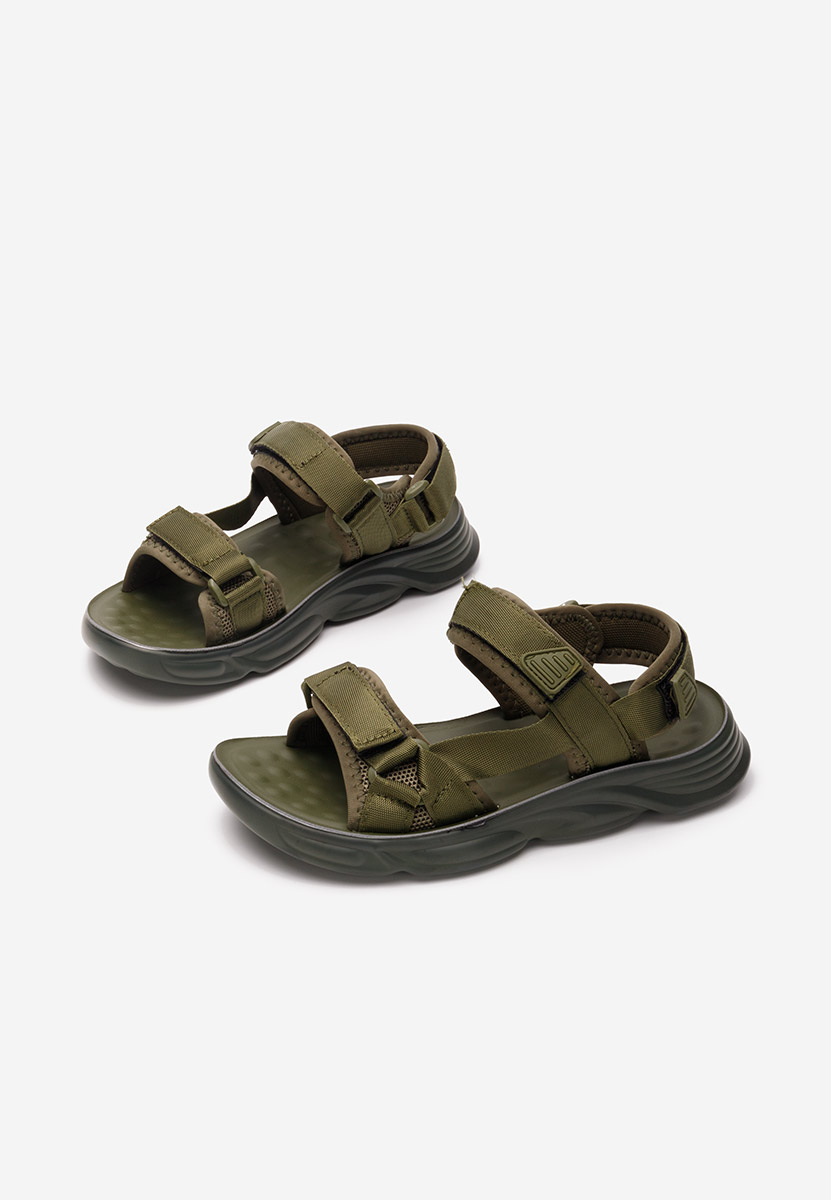 Zelené detské sandály Lesley