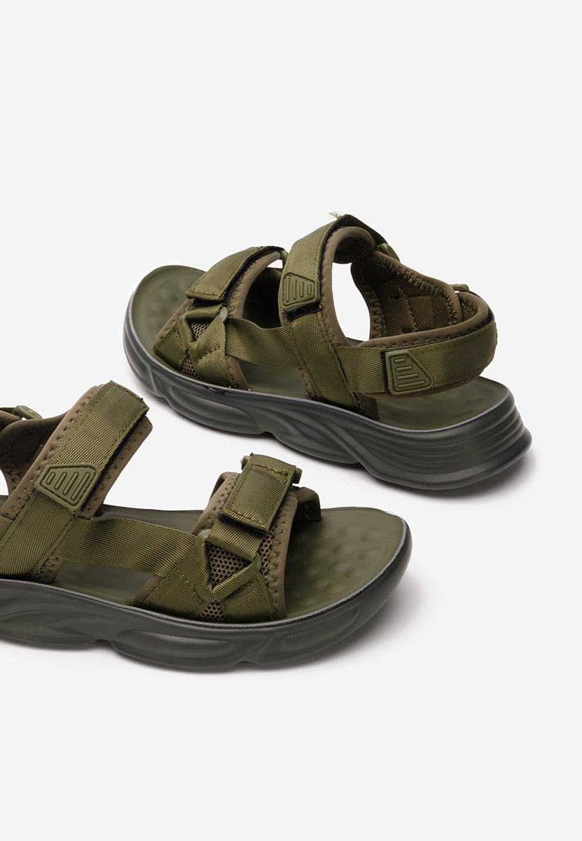 Zelené detské sandály Lesley