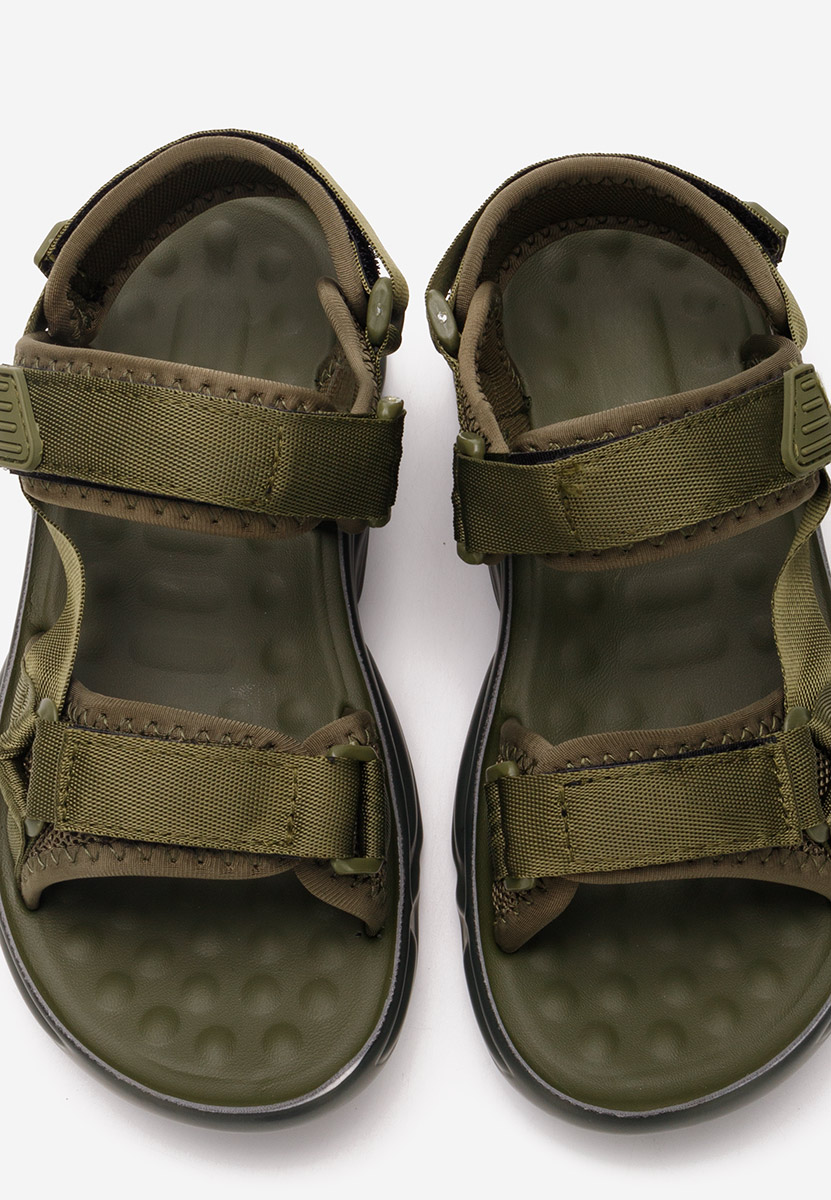 Zelené detské sandály Lesley