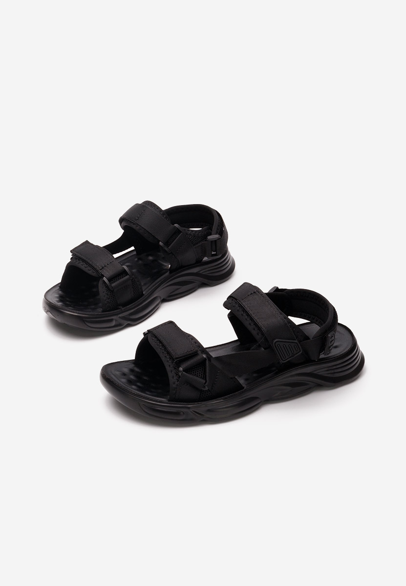Černé detské sandály Lesley