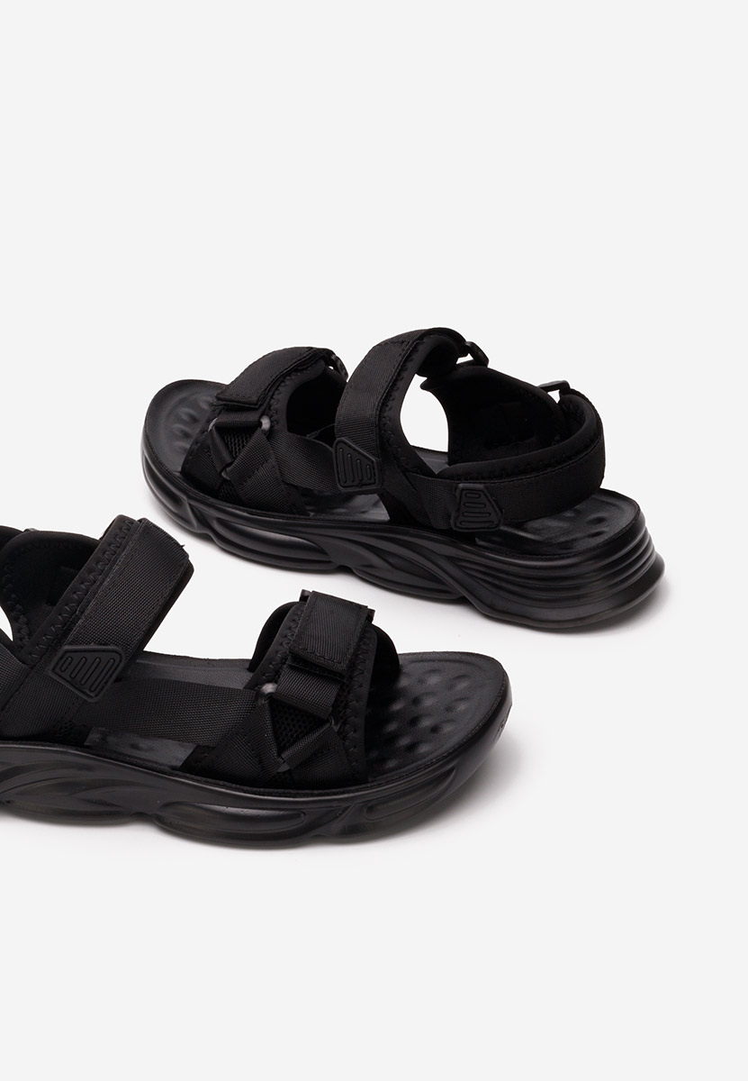 Černé detské sandály Lesley