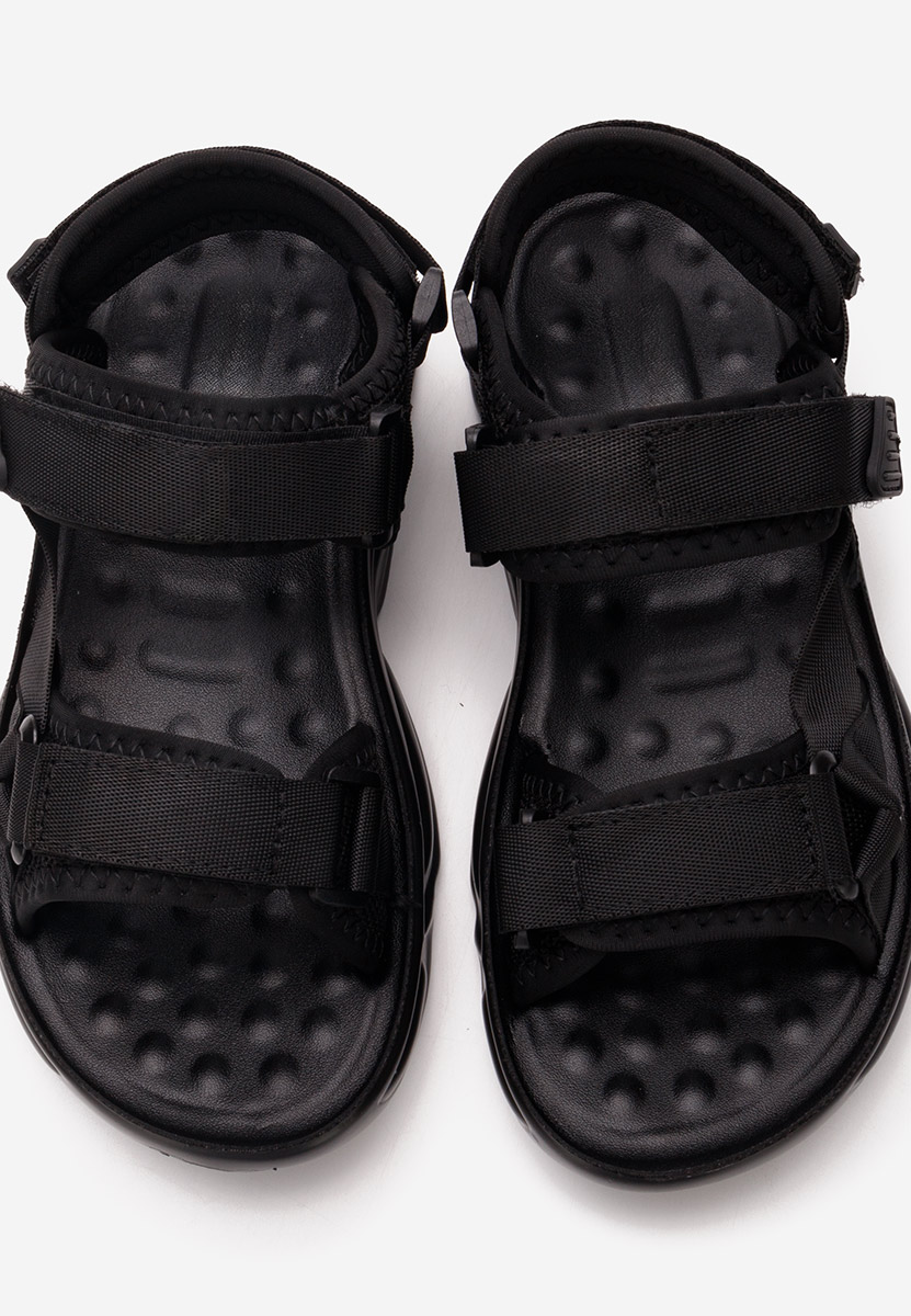 Černé detské sandály Lesley