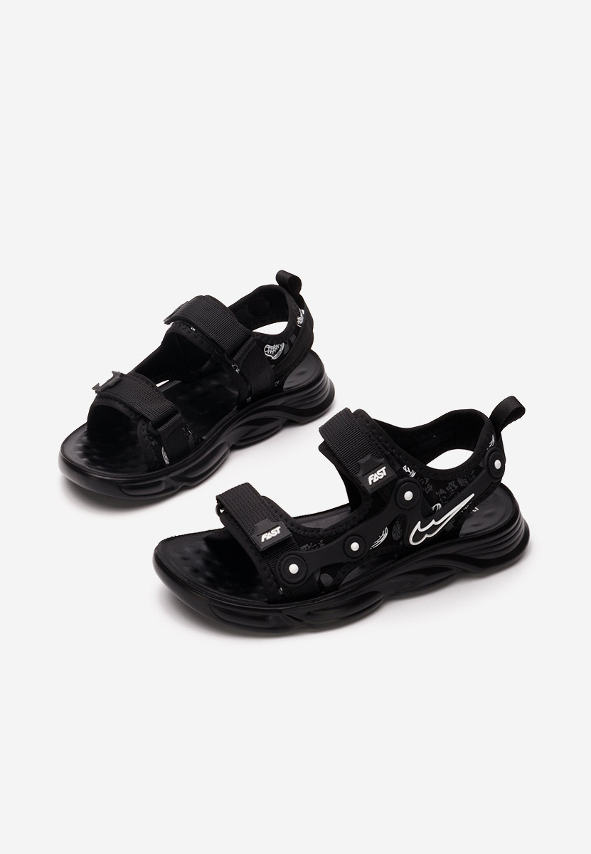 Černé chlapčenské sandály Fabiano V3