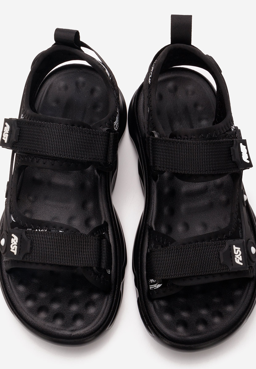 Černé chlapčenské sandály Fabiano V3