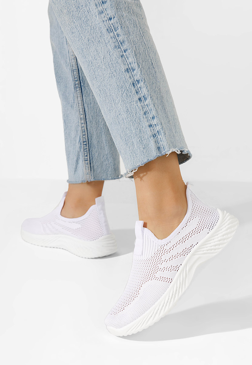 Bílé slip on tenisky Jenan
