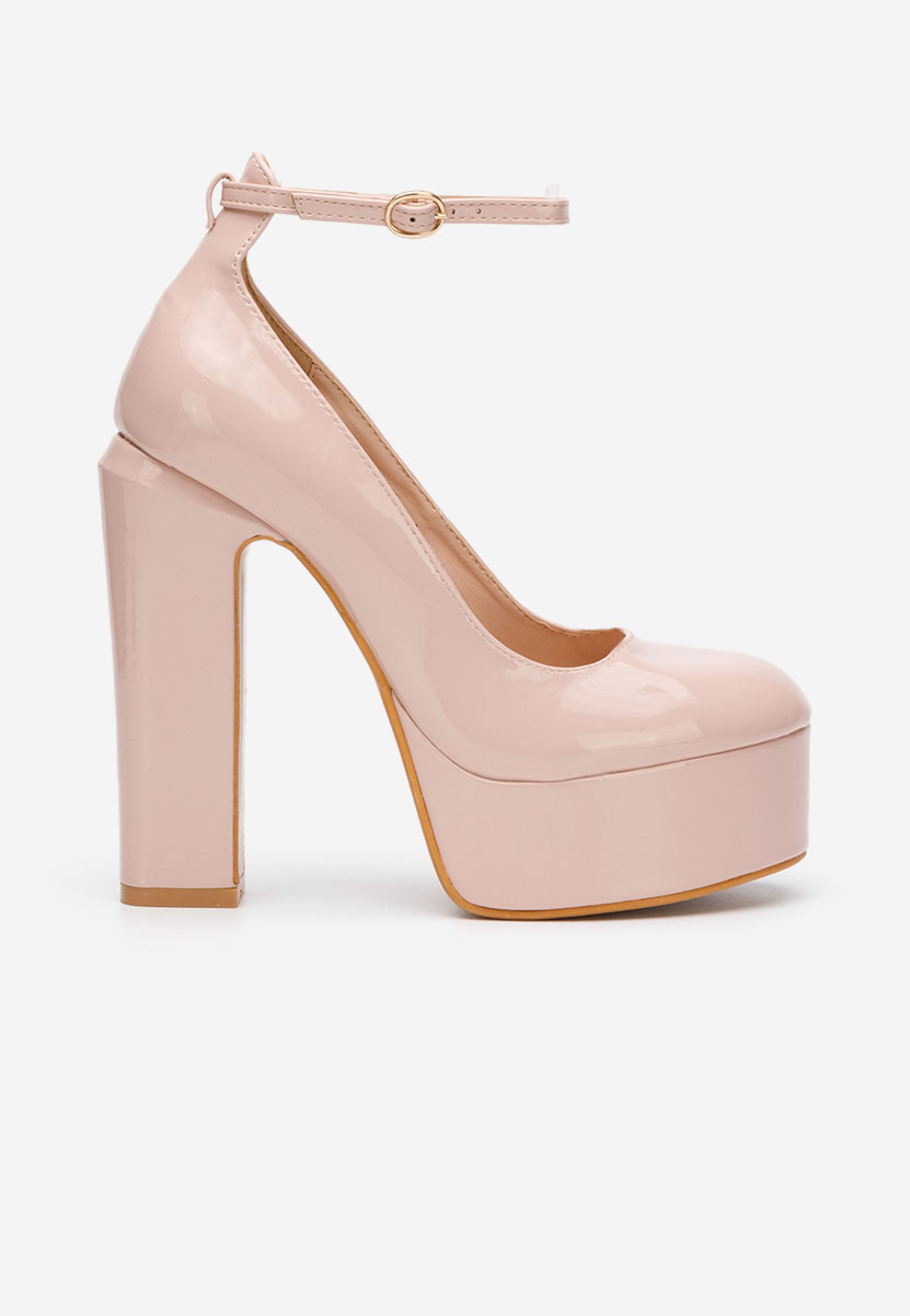 Béžové lodičky s platformou Matea V3