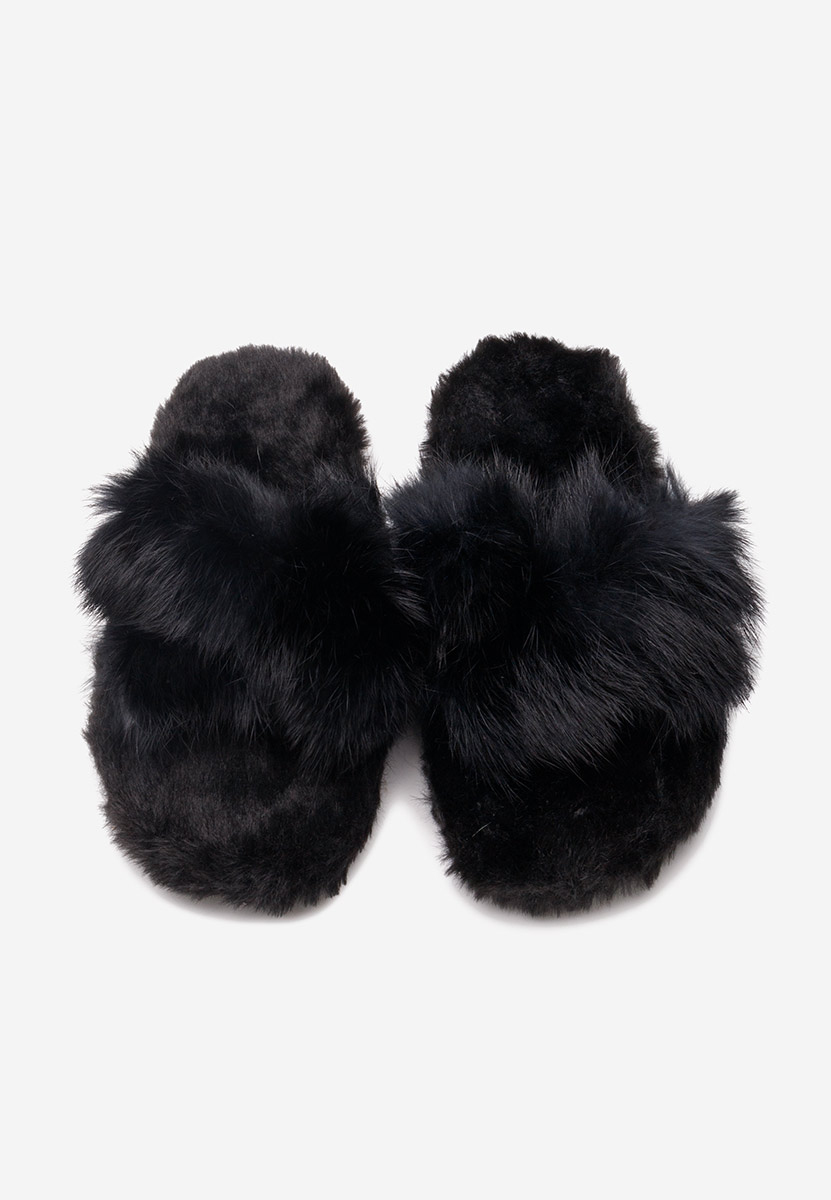 Černé pantofle Fete Renatta